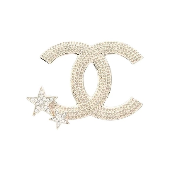 CHANEL Jewelry - Chanel Strass Star Brooch